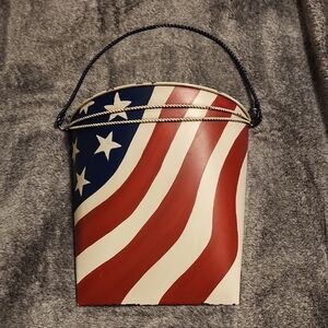 Patriotic Flag-Themed Bucket (Americana)
